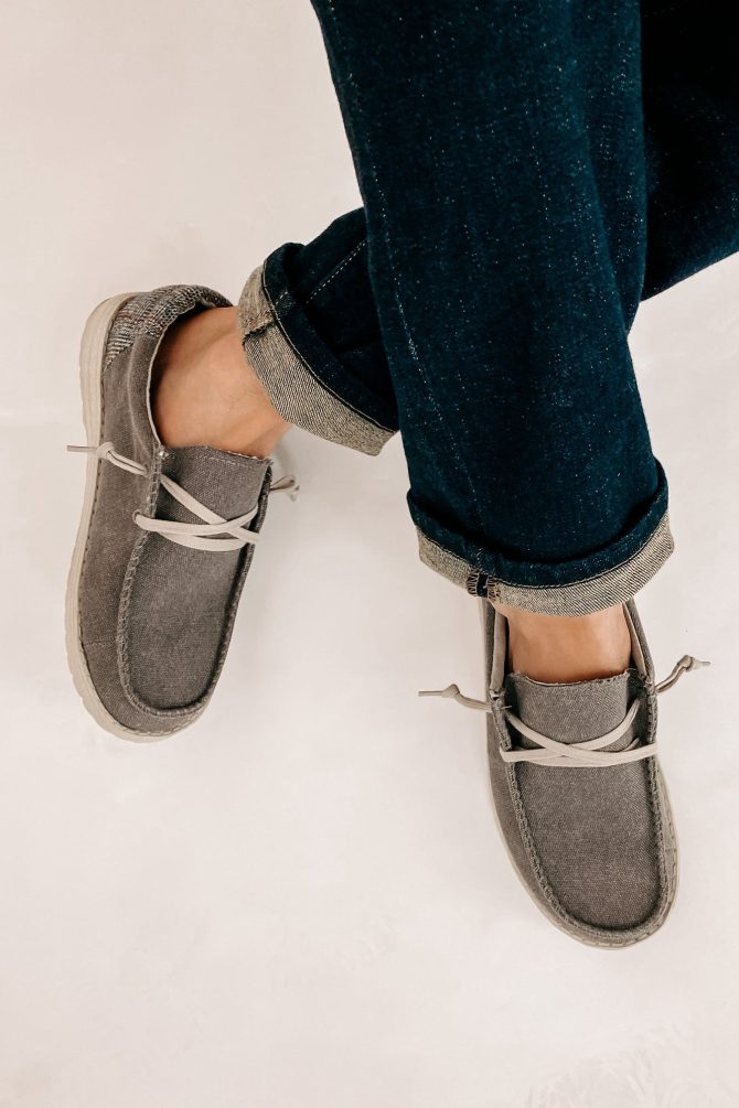 Walk It Out Men's Very G Slip-On Canvas Shoes (Grey) · NanaMacs